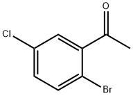 1-(2-브로모-5-클로로페닐)에타논 구조식 이미지