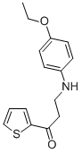 3-(4-ETHOXYANILINO)-1-(2-THIENYL)-1-PROPANONE Structure