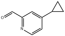 4-cyclopropylpicolinaldehyde Structure