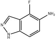 5-AMINO-4-FLUORO 1H-INDAZOLE Structure