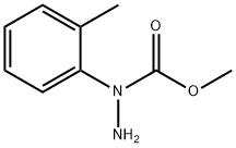 Hydrazinecarboxylic  acid,  1-(2-methylphenyl)-,  methyl  ester Structure