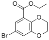 7-브로모-2,3-디하이드로벤조[1,4]디옥신-5-카르복실산에틸에스테르 구조식 이미지