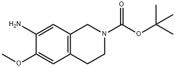 tert-butyl 7-amino-6-methoxy-3,4-dihydroisoquinoline-2(1H)-carboxylate Structure