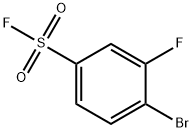 4-브로모-3-플루오로벤젠설포닐플루오라이드 구조식 이미지