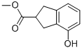 4-Hydroxy-indan-2-carboxylic acid methyl ester Structure