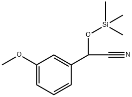 3-메톡시-α-[(트리메틸실릴)옥시]-벤젠아세토니트릴 구조식 이미지