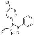 4-(4-CHLOROPHENYL)-3-PHENYL-5-VINYL-4H-1,2,4-TRIAZOLE Structure