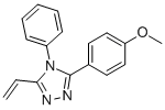 3-(4-METHOXYPHENYL)-4-PHENYL-5-VINYL-4H-1,2,4-TRIAZOLE Structure