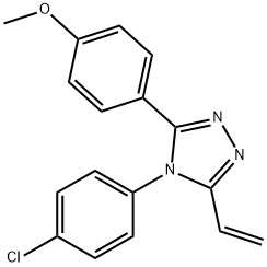 4-(4-CHLOROPHENYL)-3-(4-METHOXYPHENYL)-5-VINYL-4H-1,2,4-TRIAZOLE Structure