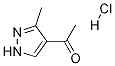 Ethanone, 1-(3-Methyl-1H-pyrazol-4-yl)-, Monohydrochloride Structure
