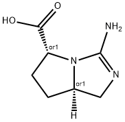 1H-Pyrrolo[1,2-c]imidazole-5-carboxylicacid,3-amino-5,6,7,7a-tetrahydro-,cis-(9CI) Structure
