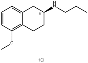 (S)-1,2,3,4-테트라히드로-5-메톡시-N-프로필-2-나프탈렌아민염산염 구조식 이미지