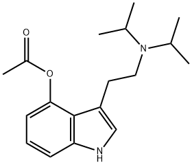 4-아세톡시-N,N-디이소프로필트립타민 구조식 이미지