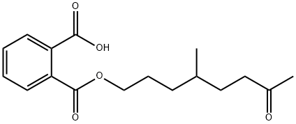 Mono-(4-Methyl-7-oxooctyl)phthalate Structure