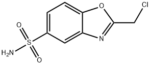 2-(chloromethyl)-1,3-benzoxazole-5-sulfonamide(SALTDATA: FREE) Structure