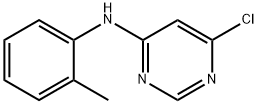 6-Chloro-N-(2-methylphenyl)-4-pyrimidinamine Structure