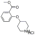 Methyl 2-(4-piperidinyloxy)benzoate hydrochloride 구조식 이미지