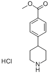 4-PIPERIDIN-4-YL-BENZOIC ACID METHYL ESTER HCL 구조식 이미지
