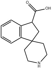 2,3-DIHYDROSPIRO[INDENE-1,4'-PIPERIDINE]-3-CARBOXYLIC ACID Structure