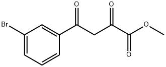 methyl 4-(3-bromophenyl)-2,4-dioxobutanoate Structure