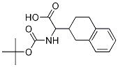 2-(Boc-aMino)-2-(1,2,3,4-tetrahydro-2-naphthyl)acetic Acid Structure