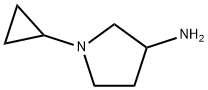 1-cyclopropyl-3-PyrrolidinaMine Structure