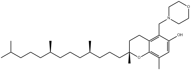 5-(4-모르폴리닐메틸)δ-토코페롤 구조식 이미지