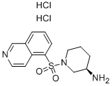 (R)-1-(Isoquinoline-5-sulfonyl)-piperidin-3-ylamine dihydrochloride Structure