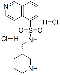 (R)-이소퀴놀린-5-술폰산(피페리딘-3-일메틸)-아미드이염산염 구조식 이미지