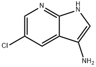 1H-Pyrrolo[2,3-b]pyridin-3-aMine, 5-chloro- Structure