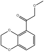 Ethanone,  1-(2,3-dihydro-1,4-benzodioxin-5-yl)-2-methoxy- 구조식 이미지