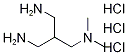 2-(아미노메틸)-N1,N1-디메틸프로판-1,3-디아민트리히드로클로라이드 구조식 이미지