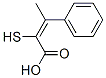 3-Phenyl-3-methyl-2-mercaptopropenoic acid Structure