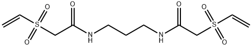 1,3-비스(비닐설포닐아세타아미도)-프로판 구조식 이미지