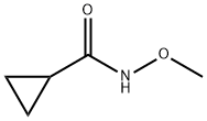 N-Methoxycyclopropanecarboxamide 구조식 이미지