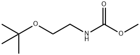 카르밤산,N-[2-(1,1-디메틸에톡시)에틸]-,메틸에스테르 구조식 이미지