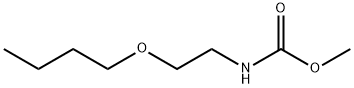 Carbamic  acid,  N-(2-butoxyethyl)-,  methyl  ester Structure