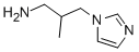 3-IMIDAZOL-1-YL-2-METHYL-PROPYLAMINE Structure