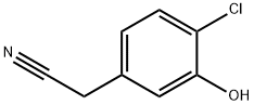 (4-CHLORO-3-HYDROXYPHENYL)ACETONITRILE Structure