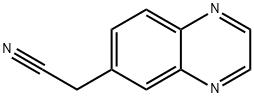 6-Quinoxalineacetonitrile Structure