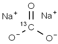 SODIUM CARBONATE-13C Structure