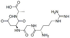 arginyl-glycyl-aspartyl-alanine Structure