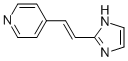 Pyridine,  4-[(1E)-2-(1H-imidazol-2-yl)ethenyl]- Structure