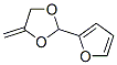 1,3-Dioxolane,  2-(2-furanyl)-4-methylene- Structure