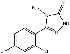 4-AMINO-5-(2,4-DICHLORO-PHENYL)-4H-[1,2,4]TRIAZOLE-3-THIOL Structure