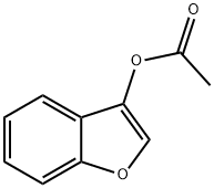 3-Acetoxybenzofuran 구조식 이미지