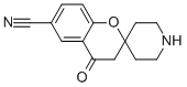 4-OXOSPIRO[CHROMAN-2,4'-PIPERIDINE]-6-CARBONITRILE Structure