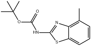카르밤산,N-(4-메틸-2-벤조티아졸릴)-,1,1-디메틸에틸에스테르 구조식 이미지
