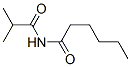 Hexanamide,  N-(2-methyl-1-oxopropyl)- Structure