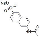 sodium 6-acetamidonaphthalene-2-sulphonate  Structure